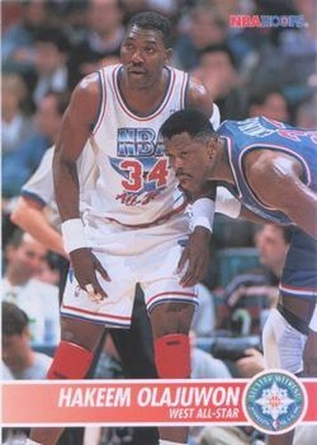 #244 Hakeem Olajuwon - Houston Rockets - 1994-95 Hoops Basketball