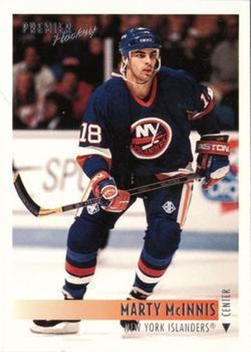 #244 Marty McInnis - New York Islanders - 1994-95 Topps Premier Hockey