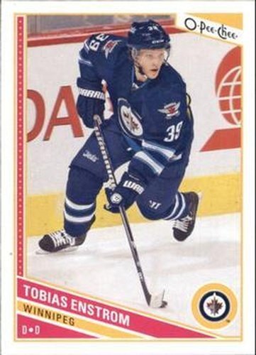 #244 Tobias Enstrom - Winnipeg Jets - 2013-14 O-Pee-Chee Hockey