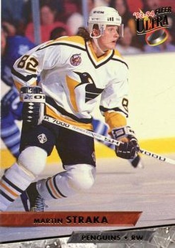 #244 Martin Straka - Pittsburgh Penguins - 1993-94 Ultra Hockey