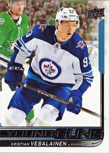 #244 Kristian Vesalainen - Winnipeg Jets - 2018-19 Upper Deck Hockey