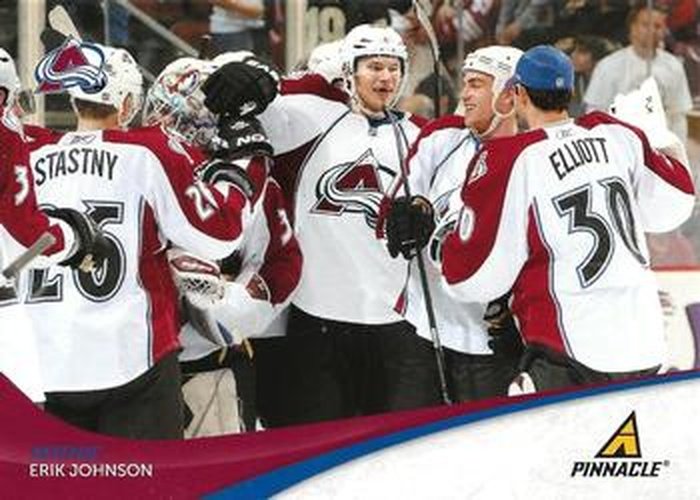 #244 Erik Johnson - Colorado Avalanche - 2011-12 Panini Pinnacle Hockey