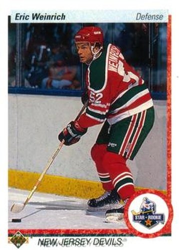 #245 Eric Weinrich - New Jersey Devils - 1990-91 Upper Deck Hockey