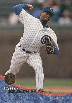 #245 Willie Banks - Chicago Cubs - 1994 Leaf Baseball