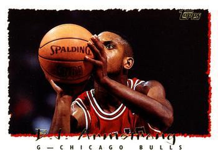 #245 B.J. Armstrong - Chicago Bulls - 1994-95 Topps Basketball