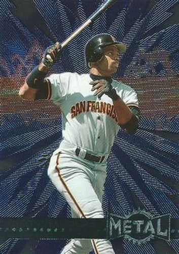 #245 Deion Sanders - San Francisco Giants - 1996 Metal Universe Baseball