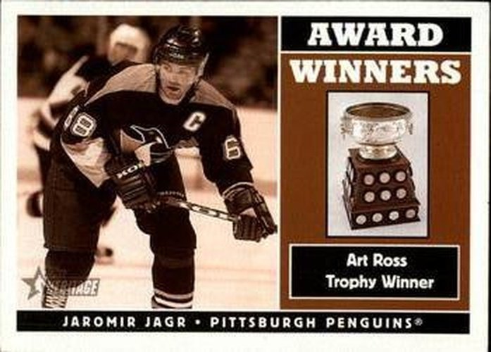 #245 Jaromir Jagr - Pittsburgh Penguins - 2000-01 Topps Heritage Hockey