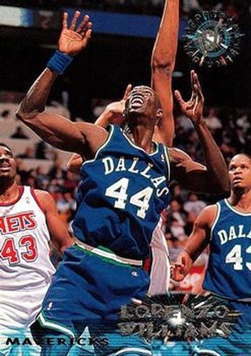 #245 Lorenzo Williams - Dallas Mavericks - 1995-96 Stadium Club Basketball