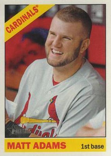 #245 Matt Adams - St. Louis Cardinals - 2015 Topps Heritage Baseball