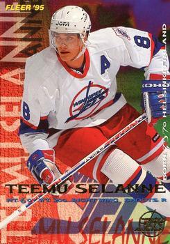 #245 Teemu Selanne - Winnipeg Jets - 1994-95 Fleer Hockey