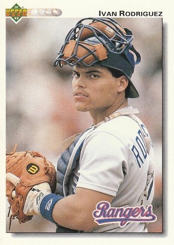 #245 Ivan Rodriguez - Texas Rangers - 1992 Upper Deck Baseball
