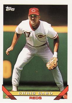 #245 Chris Sabo - Cincinnati Reds - 1993 Topps Baseball