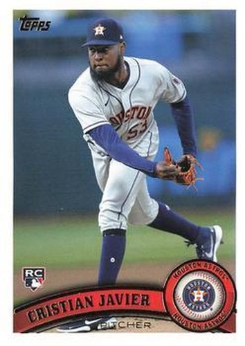 #245 Cristian Javier - Houston Astros - 2021 Topps Archives Baseball