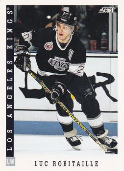 #245 Luc Robitaille - Los Angeles Kings - 1993-94 Score Canadian Hockey