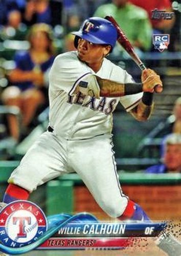 #245 Willie Calhoun - Texas Rangers - 2018 Topps Baseball