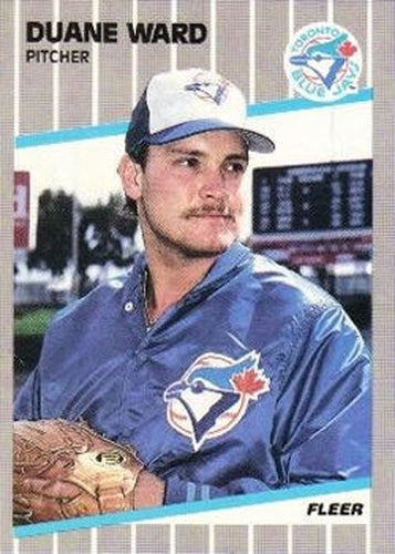 #246 Duane Ward - Toronto Blue Jays - 1989 Fleer Baseball