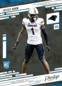 #246 Jaycee Horn - Carolina Panthers - 2021 Panini Prestige Football