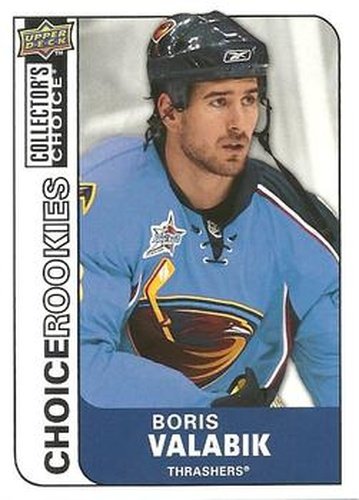 #246 Boris Valabik - Atlanta Thrashers - 2008-09 Collector's Choice Hockey