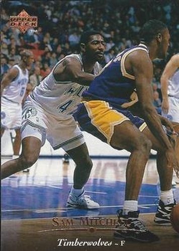 #246 Sam Mitchell - Minnesota Timberwolves - 1995-96 Upper Deck Basketball