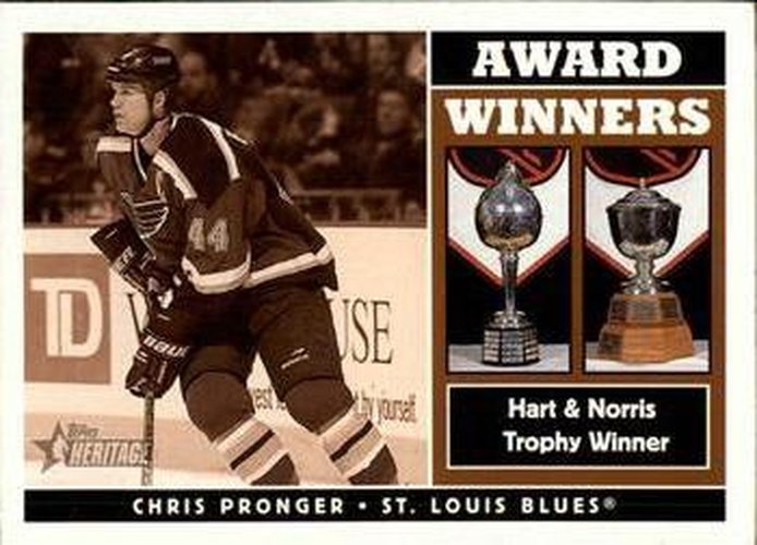 #246 Chris Pronger - St. Louis Blues - 2000-01 Topps Heritage Hockey