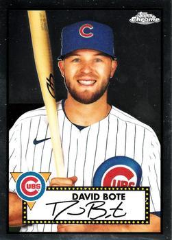 #246 David Bote - Chicago Cubs - 2021 Topps Chrome Platinum Anniversary Baseball