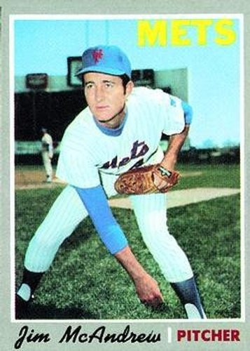 #246 Jim McAndrew - New York Mets - 1970 Topps Baseball