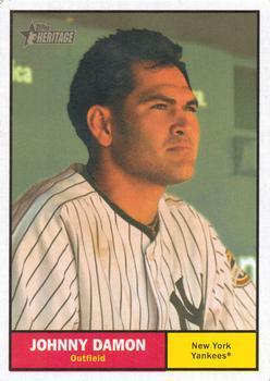 #246 Johnny Damon - New York Yankees - 2010 Topps Heritage Baseball