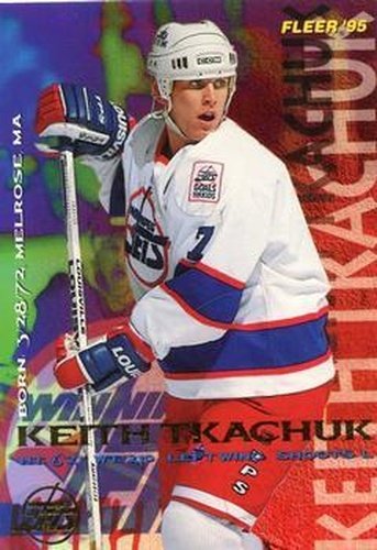 #246 Keith Tkachuk - Winnipeg Jets - 1994-95 Fleer Hockey