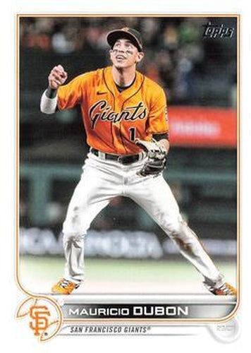 #246 Mauricio Dubon - San Francisco Giants - 2022 Topps Baseball