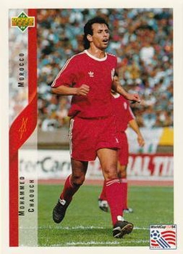 #246 Mohammed Chaouch - Morocco - 1994 Upper Deck World Cup Contenders English/Spanish Soccer