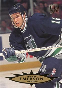 #246 Nelson Emerson - Hartford Whalers - 1995-96 Ultra Hockey