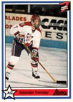 #246 Sebastien Tremblay - Victoriaville Tigres - 1990-91 7th Inning Sketch QMJHL Hockey