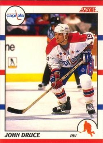 #246 John Druce - Washington Capitals - 1990-91 Score Canadian Hockey