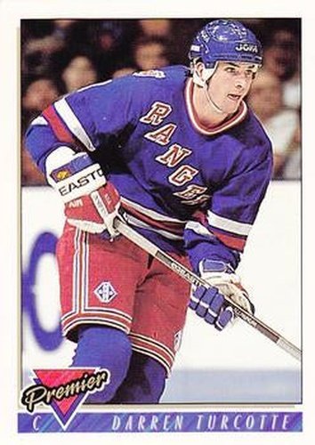 #246 Darren Turcotte - New York Rangers - 1993-94 Topps Premier Hockey
