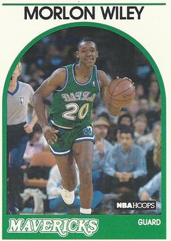 #247 Morlon Wiley - Dallas Mavericks - 1989-90 Hoops Basketball