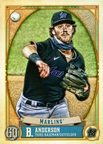 #247 Brian Anderson - Miami Marlins - 2021 Topps Gypsy Queen Baseball
