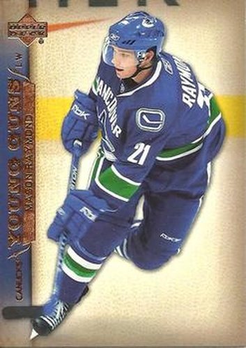 #247 Mason Raymond - Vancouver Canucks - 2007-08 Upper Deck Hockey