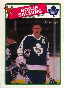#247 Borje Salming - Toronto Maple Leafs - 1988-89 O-Pee-Chee Hockey
