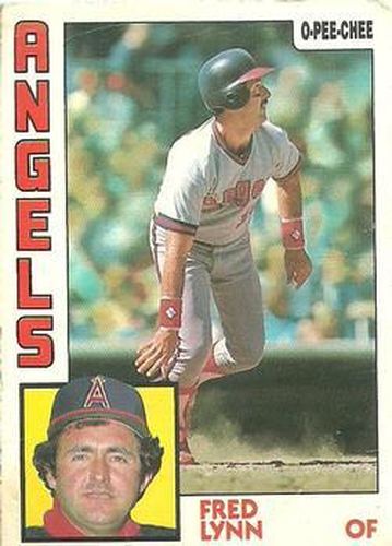 #247 Fred Lynn - California Angels - 1984 O-Pee-Chee Baseball