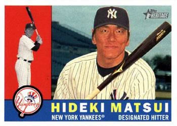 #247 Hideki Matsui - New York Yankees - 2009 Topps Heritage Baseball
