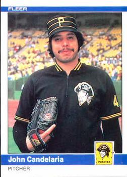 #247 John Candelaria - Pittsburgh Pirates - 1984 Fleer Baseball