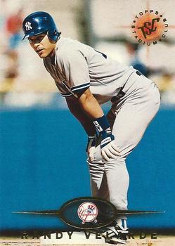 #247 Randy Velarde - New York Yankees - 1995 Stadium Club Baseball