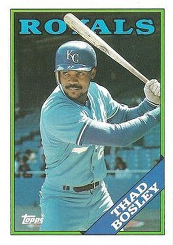 #247 Thad Bosley - Kansas City Royals - 1988 Topps Baseball
