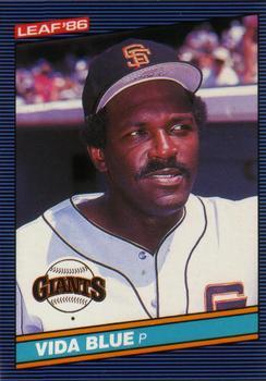 #247 Vida Blue - San Francisco Giants - 1986 Leaf Baseball