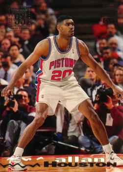 #247 Allan Houston - Detroit Pistons - 1993-94 Stadium Club Basketball