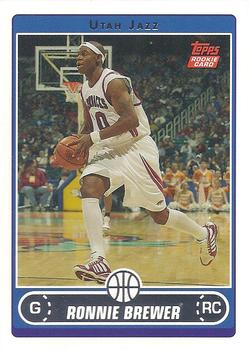 #248 Ronnie Brewer - Utah Jazz - 2006-07 Topps Basketball