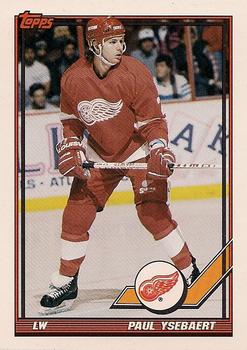 #248 Paul Ysebaert - Detroit Red Wings - 1991-92 Topps Hockey