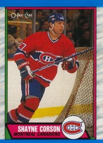 #248 Shayne Corson - Montreal Canadiens - 1989-90 O-Pee-Chee Hockey
