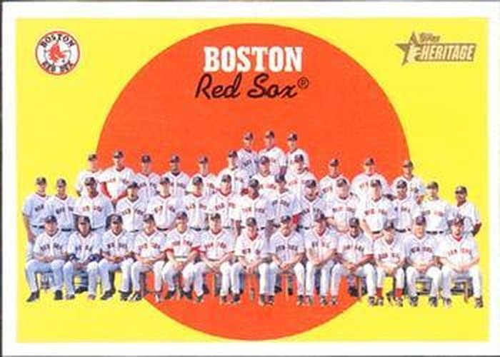 #248 Boston Red Sox - Boston Red Sox - 2008 Topps Heritage Baseball