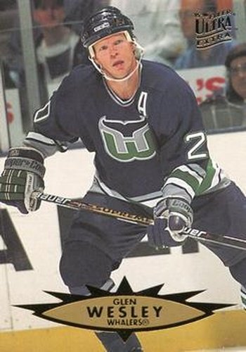 #248 Glen Wesley - Hartford Whalers - 1995-96 Ultra Hockey